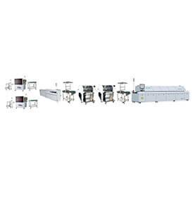 Panasonic NPM-W2S Dual lane SMT production Line